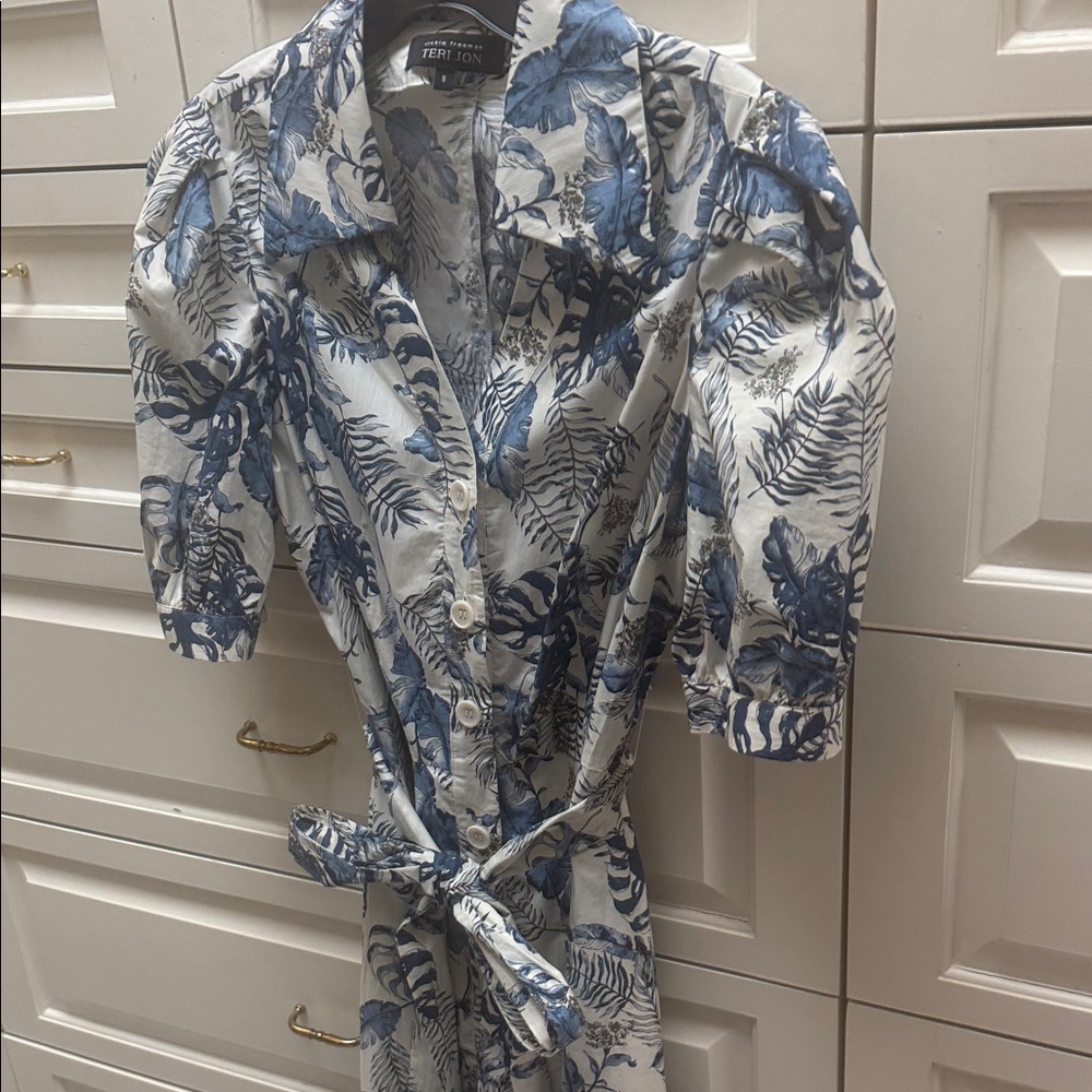 Teri Jon light weight cotton dress from Saks.